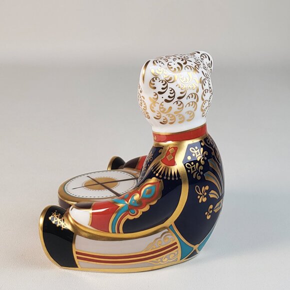 Royal Crown Derby Teddy Bear Drummer Paperweight — Limited Edition of 1,000 - Picture 8 of 12